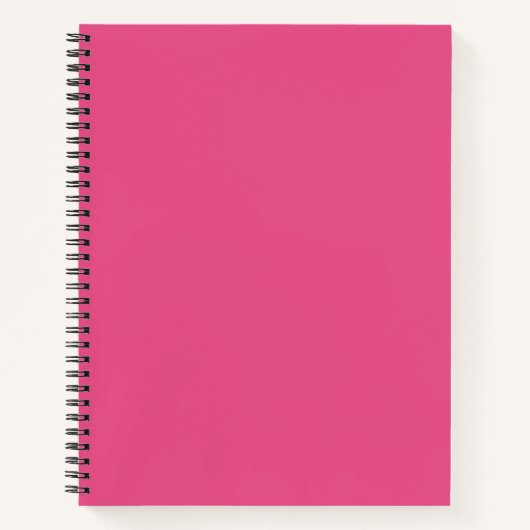 Intense Pink SpiralNotebook Notizblock (Vorderseite)