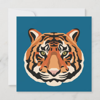 Intense Tiger Eyes the Powerful Big Cat Einladung