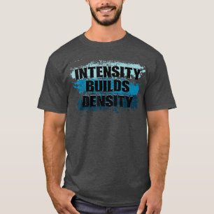 Intensität steigert die Fitness des Fitnessraums m T-Shirt
