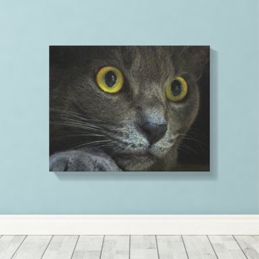 Intensitätswerbung Leinwanddruck (Insitu (Holzboden))