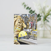 Intensiv - Feuergestänge und Feuerzug Postkarte (Stehend Vorderseite)