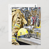 Intensiv - Feuergestänge und Feuerzug Postkarte (Vorne/Hinten)