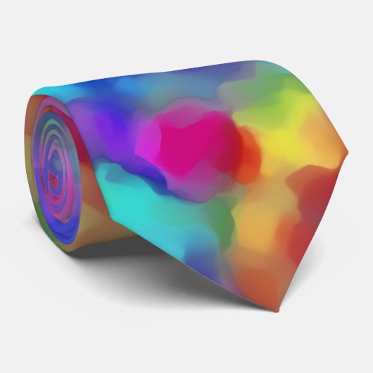 Intensiv Hued Chromatism Krawatte (Gerollt)