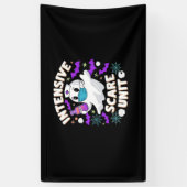 Intensiv-Kindergarten Nurse Halloween ICU Nurse Es Banner (Vertikal)