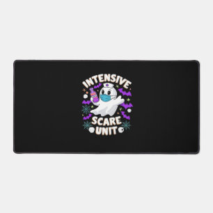 Intensiv-Kindergarten Nurse Halloween ICU Nurse Es Schreibtischunterlage