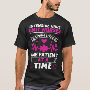 Intensiv-Pflegeeinheit Krankenschwestern Rettend L T-Shirt
