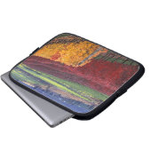 Intensiv rote und gelbe Herbstfarben auf Gehring Laptopschutzhülle (Vorne Knopf)