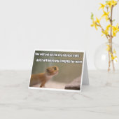 Intensive Augengecko-Grußkarte Karte (Gelbe Blume)