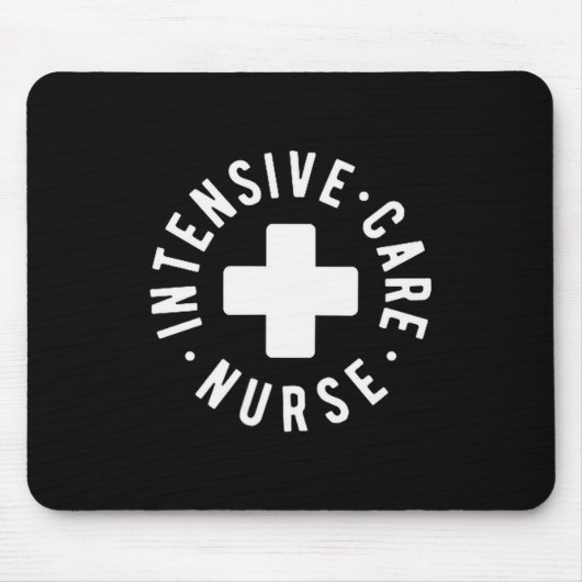 Intensive Care Nurse Icu Nurse New Grad Nurse  Mousepad (Vorne)