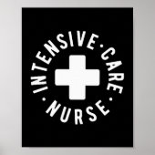 Intensive Care Nurse Icu Nurse New Grad Nurse Poster (Vorne)