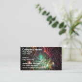 Intensive Feuerwerke Visitenkarte (Stehend Vorderseite)