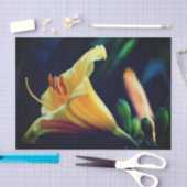 Intensive Gelblilie-Blume Seidenpapier (Handwerk)