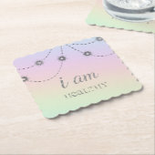 *~* INTENSIVE GESUNDHEITSWESEN Rainbow Glitzer Sta Untersetzer (angewinkelt)