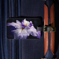 Intensive japanische Iris-Blume Nah Personalisiert
