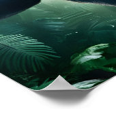 Intensive Jungle Szene: Wütend auf King Kong Goril Poster (Ecke)