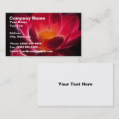 Intensive Lotos-Blume Visitenkarte (Vorne/Hinten)