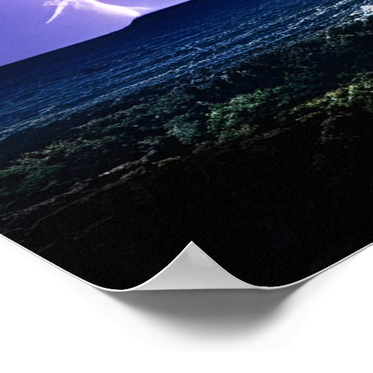 Intensive Natur | Blitzstürm Poster (Ecke)