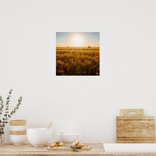 Intensive Noontime Sun Poster (Küche)