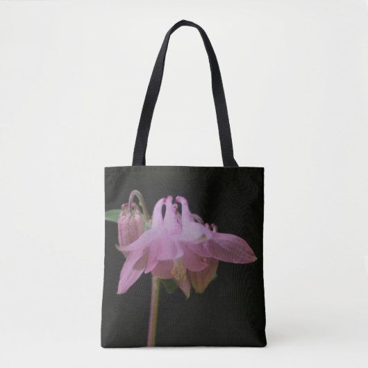 Intensive rosa Kolumbin-Blume Tasche (Vorderseite)