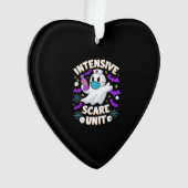 Intensive Scare Unit Nurse Halloween ICU Nurse Ess Ornament (Vorderseite)