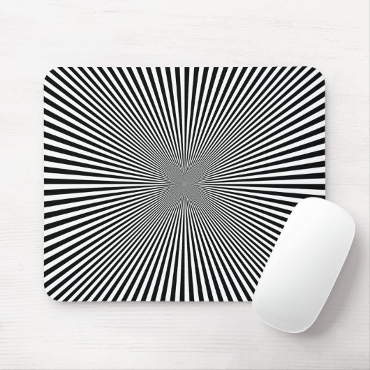 INTENSIVE STERNEXPLOSION Optische Illusion Mousepad (Mit Mouse)