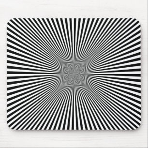 INTENSIVE STERNEXPLOSION Optische Illusion Mousepad