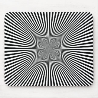 INTENSIVE STERNEXPLOSION Optische Illusion Mousepad