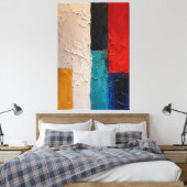 Intensive Texturen Leinwanddruck (Insitu (Schlafzimmer))