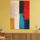 Intensive Texturen Leinwanddruck (Insitu (Wohnzimmer))