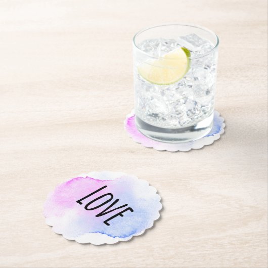 *~* INTENSIVE UNTERSETZER - LIEBE Wasserfarbe EMOT (Vor Ort)