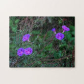Intensive Wild Morning Glory Blume Puzzle (Horizontal)