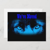 Intensiver Adresswechsel Ankündigungspostkarte (Vorne/Hinten)