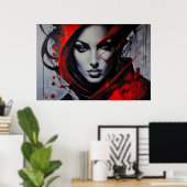 Intensiver Blick Poster (Heimbüro)