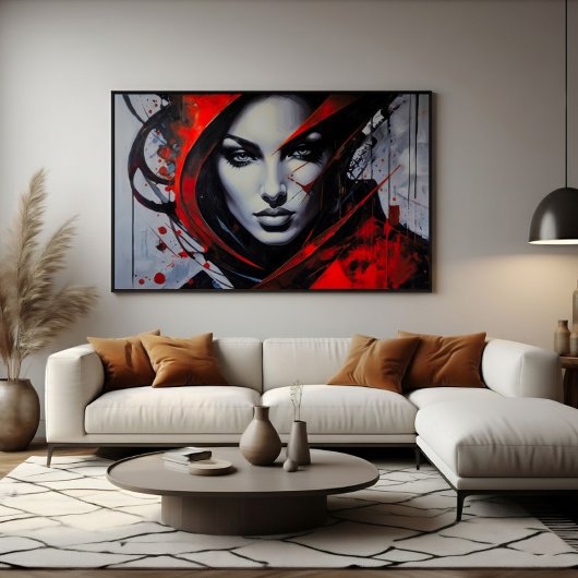 Intensiver Blick Poster