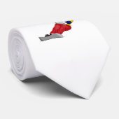 Intensiver Snowboarder Krawatte (Gerollt)