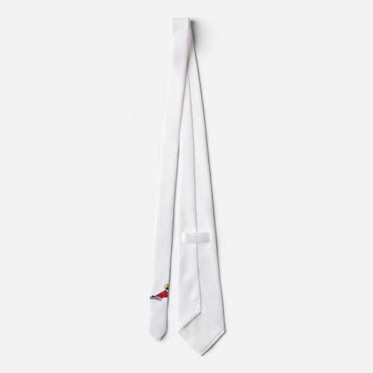 Intensiver Snowboarder Krawatte (Rückseite)