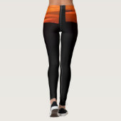 Intensiver Sonnenuntergang Leggings (Rückseite)