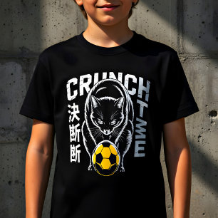 Intensives Katze-Fußball-T-Shirt - Geschenk für At Tri-Blend Shirt