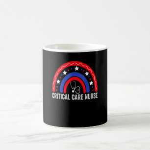 Intensivkrankenschwester Nursing Rainbow Intensivs Kaffeetasse