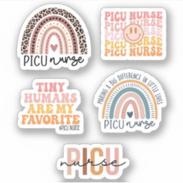 Intensivpflege bei Kindern, Niedliches PICU-Kranke Aufkleber