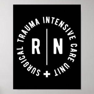 Intensivstation für chirurgische Trauma Sticu Kran Poster