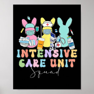 Intensivstation Krankenschwester Bunny Easter D Poster