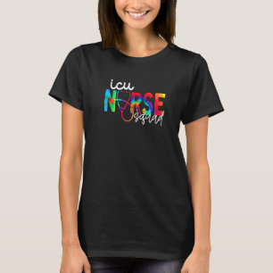 Intensivstation Krankenschwester Team Wasserfarbe T-Shirt