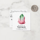 *~* Intention Tourmaline AP64 Flat Note Card Mitteilungskarte (Vorderseite/Rückseite Beispiel)