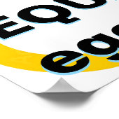 Intentionally deaf, dumb, blind... poster (Ecke)