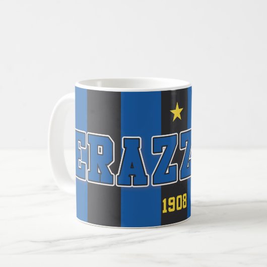Inter 1908 - Nerazzurro Kaffeetasse (Vorderseite Links)