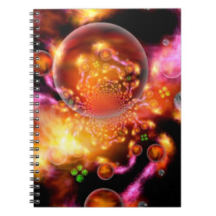 Inter-Dimensional Stellar Kinderzimmer Spiral Note Notizblock