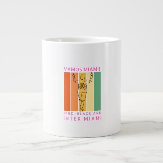 Inter miami messi fan Jumbo-Tasse (Vorderseite)