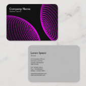 Interact Spheres - Magenta-Lichter Visitenkarte (Vorne/Hinten)