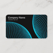 Interact Spheres - Sky Blue Light Visitenkarte (Vorderseite)